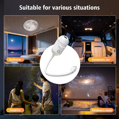 Adjustable USB Atmosphere Projection Lamp