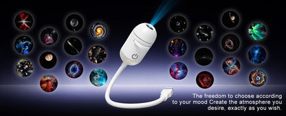 Adjustable USB Atmosphere Projection Lamp