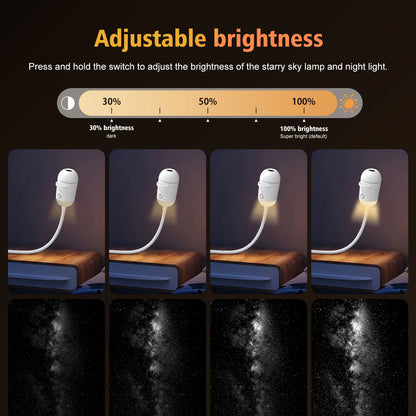 Adjustable USB Atmosphere Projection Lamp